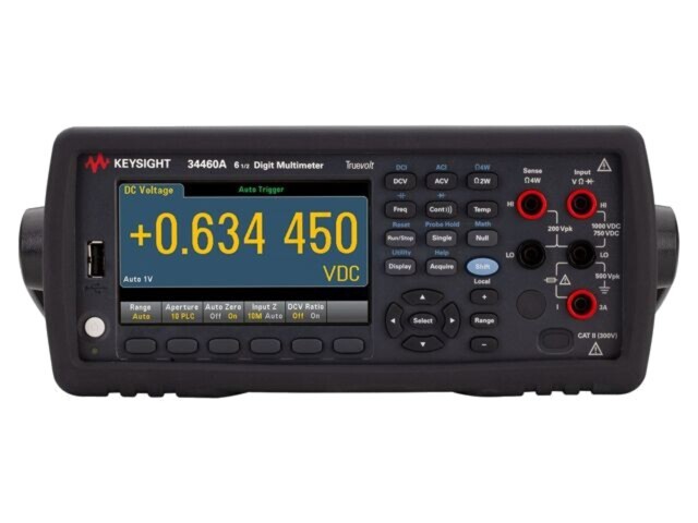 Multimetru de masă KEYSIGHT LCD TFT 4,3 inch 6,5 cifre 480x272 3&divide;300kHz