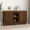 Gossi dulap, stejar maro, 102x35x60 cm, lemn prelucrat