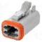Conector auto, AT, 4 pini, AMPHENOL - AT06-4S