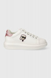 Cumpara ieftin Karl Lagerfeld sneakers din piele KAPRI culoarea alb, KL62530N