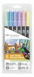 Set Tombow Creativ ABT Dual Brush 6 culori