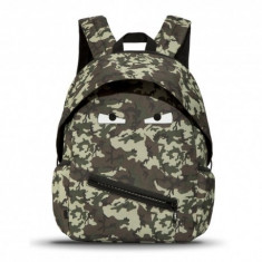 Rucsac ZIPIT Grillz, cu buzunare laterale - camuflaj verde foto