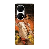 Husa compatibila cu Huawei Nova Y70 model Indiana Jones Adventures, Silicon, TPU, Viceversa, Transparent, Carcasa