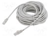 Cabluri de rețea GEMBIRD U/UTP 6 litat Cu PVC gri 20m 26AWG &Oslash;6,2mm