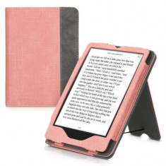 Husa pentru Amazon Kindle Paperwhite 11, Kwmobile, Roz/Gri, Piele ecologica, 56261.07 foto