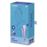 Vibrostimulator clitoridian smart cu pulsatii Satisfyer Dual Pleasure mov