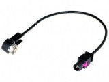 Adaptor Antena Fakra ISO BMW, 4Carmedia, Mufa Unghi, Cablu 0.23m, Modele dupa 2001