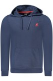 U.S. Grand POLO Hanorac barbati cu buzunar kangaroo si logo brodat, bleumarin