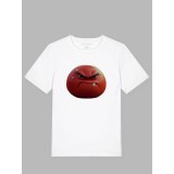 Tricou alb, Stirb, bumbac 100%