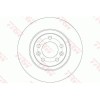Set discuri frana spate TRW, Peugeot 508, 2010-2018, spate; puntea spate