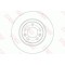 Set discuri frana spate TRW, Peugeot 508, 2010-2018, spate; puntea spate