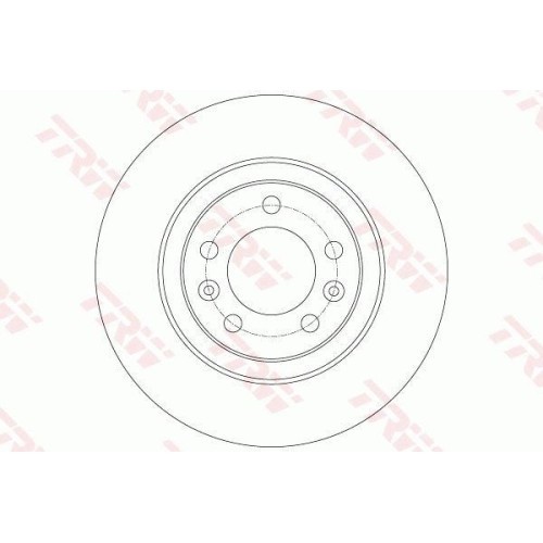 Set discuri frana spate TRW, Peugeot 508, 2010-2018, spate; puntea spate