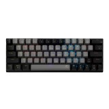 Tastatura gaming White Shark Wakizashi 2, Iluminare LED, Switch Blue, Negru/Gri
