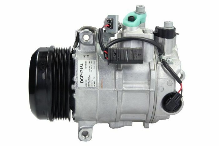 Compresor aer conditionat Mercedes Clasa C (W204), 2007-2014, motor C180/C250 CDI BlueEfficiency; 2.1 CDI, 88kw/150kw, diesel, rola curea 110 mm, 6 c