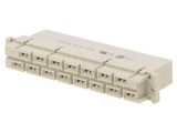 Conector DIN 41612 HARTING mamă 15 pini tip H bornă cu arc
