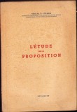 C5094N L&rsquo;&eacute;tude de la proposition par Nicolas Catargi, fără an, perioada interbelică