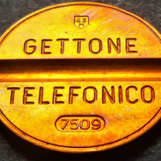 Moneda / Jeton Telefonic GETTONE TELEFONICO - ITALIA, anul 1975 *cod 3350