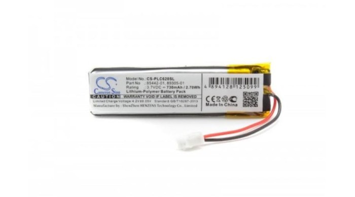 Baterie VHBW &icirc;nlocuiește Plantronics 85442-01, 89305-011 pentru difuzor Plantronics - Li-polimer 730 mAh