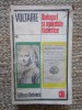 Voltaire - Dialoguri si anecdote filozofice (Editia: 1985)