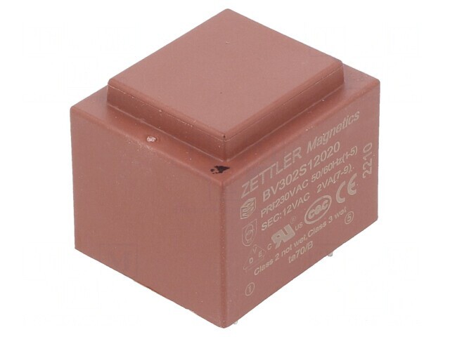 Transformator &Icirc;ncapsulat 2VA 230VAC 12V PCB