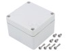 Carcasa Universala FIBOX EURONORD Gri IP67, Policarbonat, 80x82x55mm, IK08