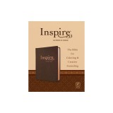 Inspire Catholic Bible NLT (Leatherlike, Dark Brown): The Bible for Coloring &amp; Creative Journaling