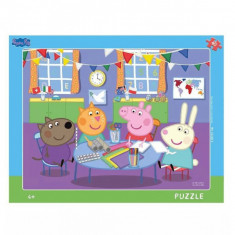 Puzzle cu rama Peppa Pig, 40 piese, Dino Toys