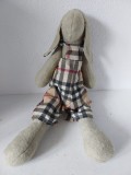 Iepuras, jucarie Hand-Made, stofa, 38cm