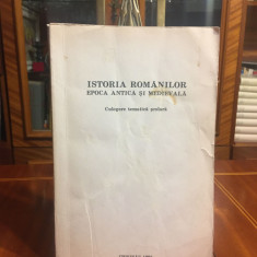 Gheorghe Tanasa - Istoria Romanilor. Epoca Antica si Medievala (Chisinau - 1993)