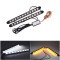 Lumini de zi, DRL, cu semnalizare secventiala stil sageata, 32 cm -12 module