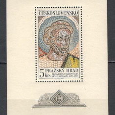 Cehoslovacia.1968 Orasul Praga:Mozaic-Bl. XC.455