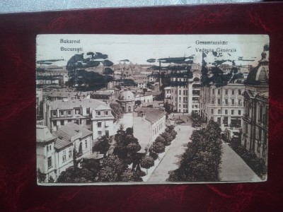 1927-C.P. circ.-Buc.-Vedere Generala-RARA foto