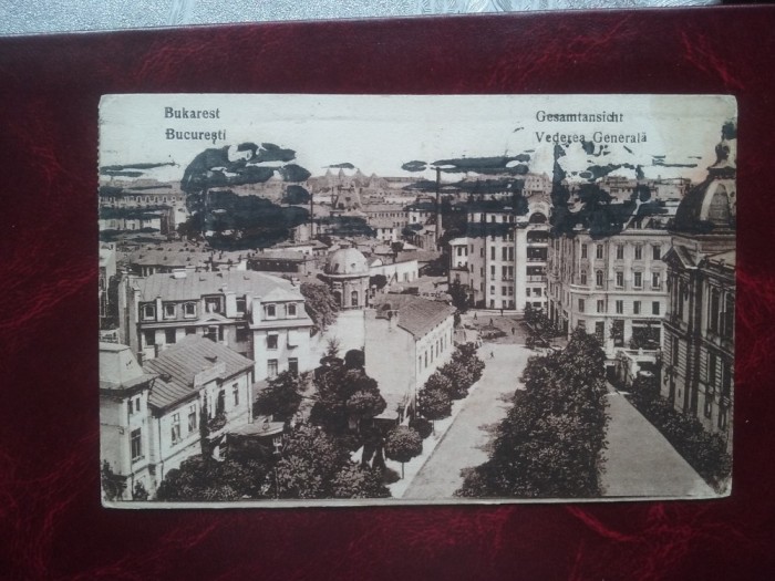 1927-C.P. circ.-Buc.-Vedere Generala-RARA