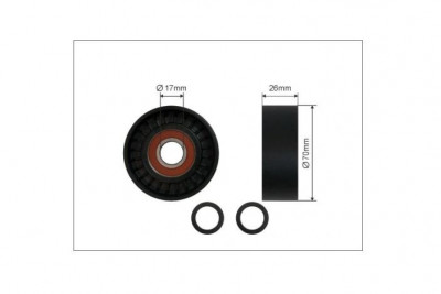 Rola Intinzator Curea Dexwal, Bmw Seria 3 (E46), 1997-2007, Seria 3 (E90/E91) 2004-2012, Seria 5 E60/E61 2001-2010, Seria 6 E63/E64 2003-2010, Seria foto