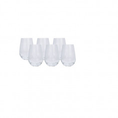 Set 6 pahare pentru apa Ernesto, 395 ml, sticla