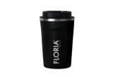 Cumpara ieftin Cana de cafea Floria ZLN9969 tip termos, capacitate 380ml, interior din inox, pereti dublii, negru