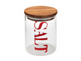 Recipient cu capac pentru sare, Salt Jar, Brandani, &Oslash;10x12.5 cm, sticla