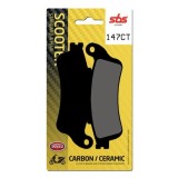SBS - Plăcuțe de fr&acirc;nă 147CT pentru scuter (Carbon/Ceramic)
