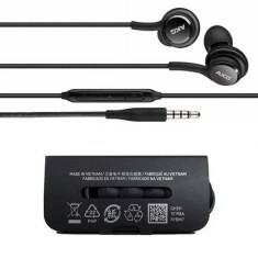OEM (RYBM8) - Casti cu Fir, AKG, In Ear, Jack 3.5mm, Stereo HiFi, 1.2m, Braided, Black [bulk]