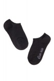 Șosete Scurte (Anclets) din Bumbac, Active Model 000 - Negru, 36-38 (24)