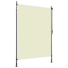vidaXL Jaluzea tip rulou de exterior, crem, 150 x 270 cm 145941