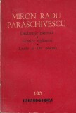 Miron Radu Paraschivescu - Declaratie patetica. Cantice tiganesti. Laude si