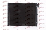Condensator aer conditionat Ford F-150 20; motor 2.7 V6 Ecoboost, 3.3 V6, 3.5 V6 Ecoboost, 5.0 V8, dimensiuni [mm]: 740x590x16, fara uscator, iesire
