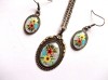Set floral 34111, Set bijuterii handmade