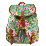 Rucsac urban Roses, fond gri - LaRue