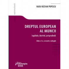 Dreptul european al muncii - Paperback brosat - Radu Răzvan Popescu - Hamangiu