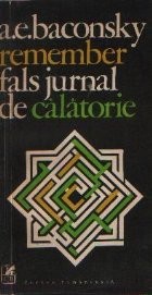 Remember - Fals jurnal de calatorie, Volumul I foto
