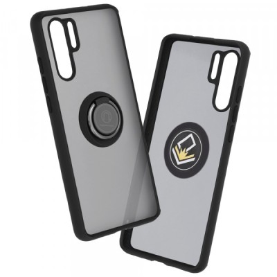Husa pentru Huawei P30 Pro New Edition / P30 Pro, Techsuit, Glinth, Neagra foto