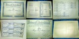 5619-Act vechi Banca Oravitana-Titlu 500 lei 1926. Stare buna si cupoane aferente. Exista 4 bucati, 3 cu 16 cupoane, 1 cu 13 cupoane.