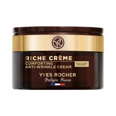Crema antirid de noapte cu 30 de uleiuri pretioase, 50ml, Yves Rocher